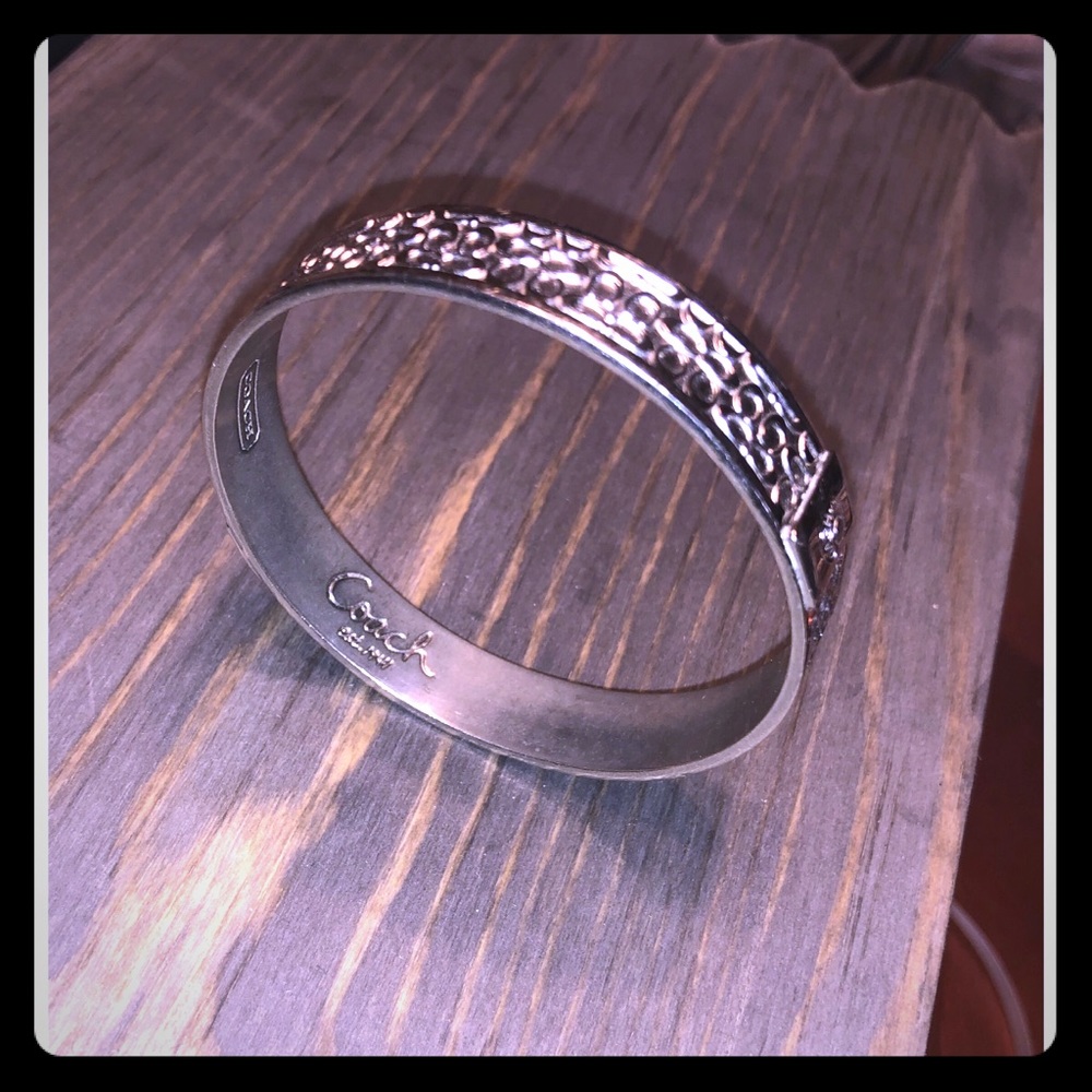 COACH signature bangle
